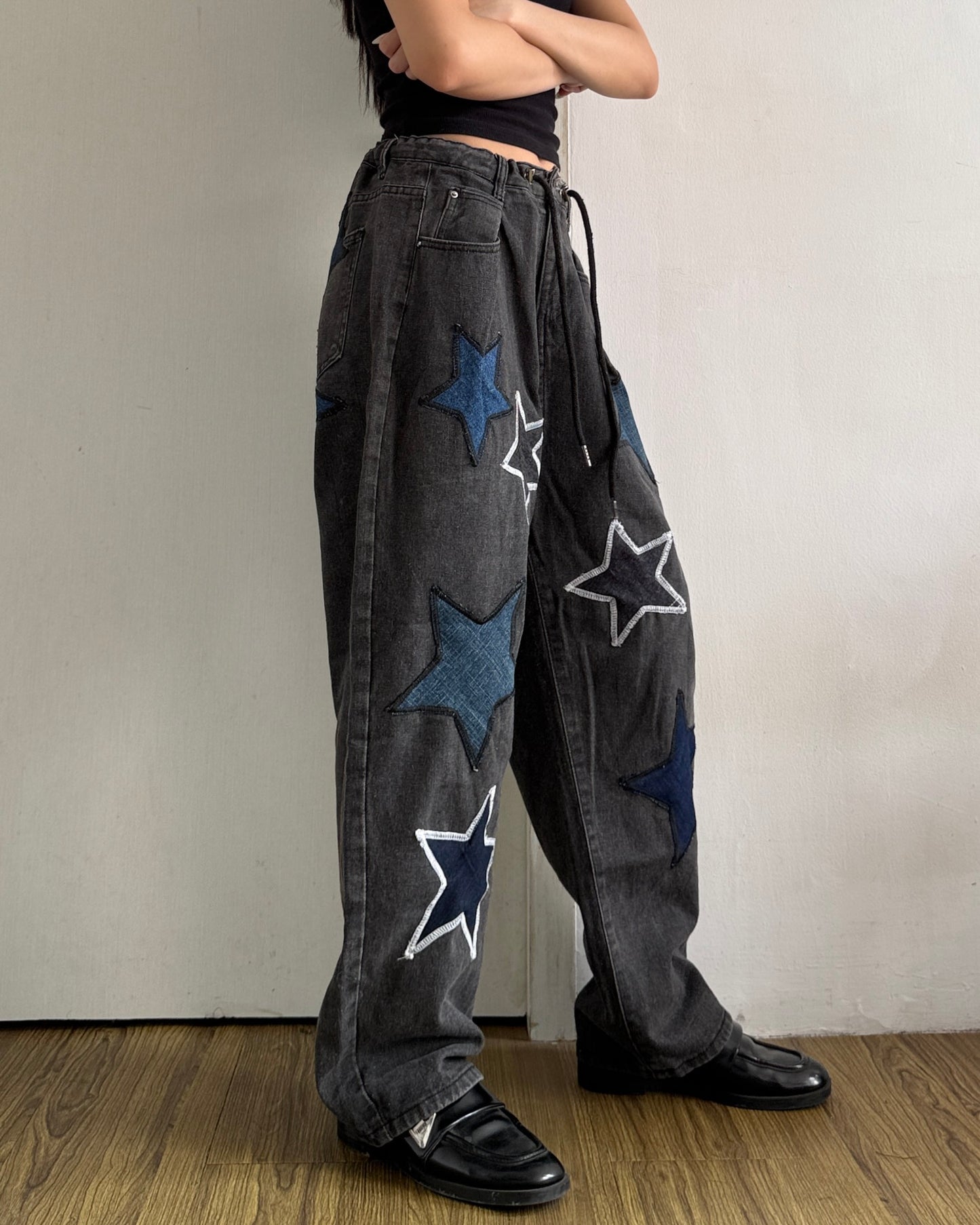 Star Patch Pants 004