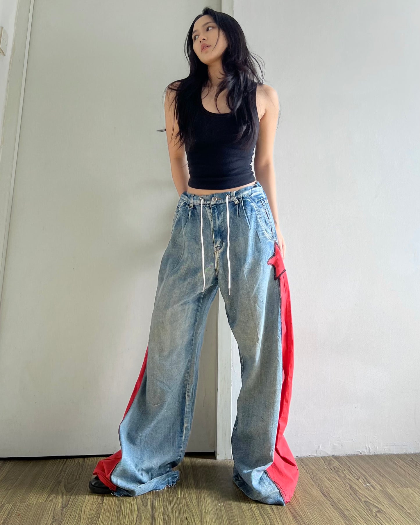 [BIG SIZE] Star Pants 018