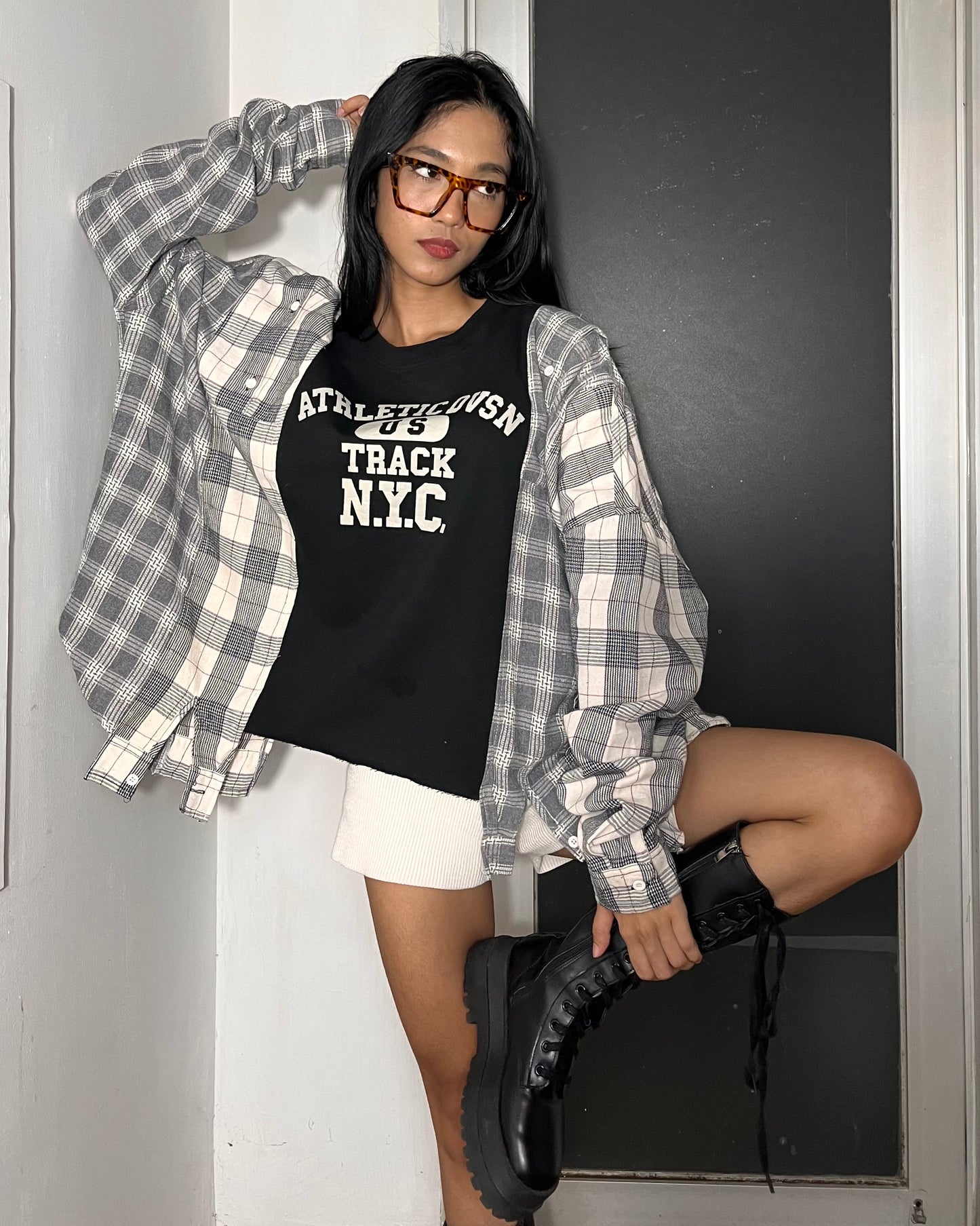 Deconstructed Flannel Shirt 011