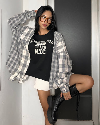 Deconstructed Flannel Shirt 011