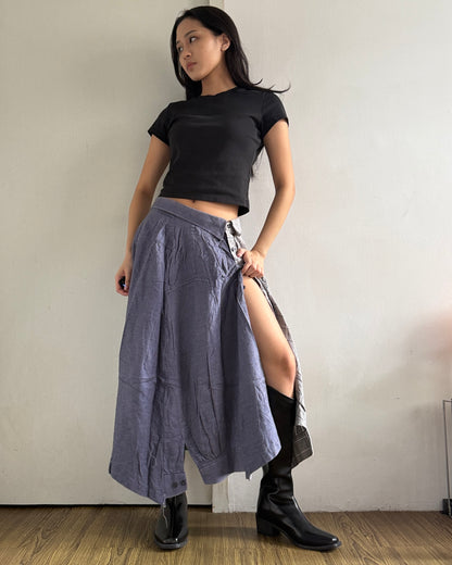 Button-up Maxi Skirt 068