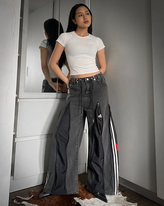 [BIG SIZE] Zipper Pants 057