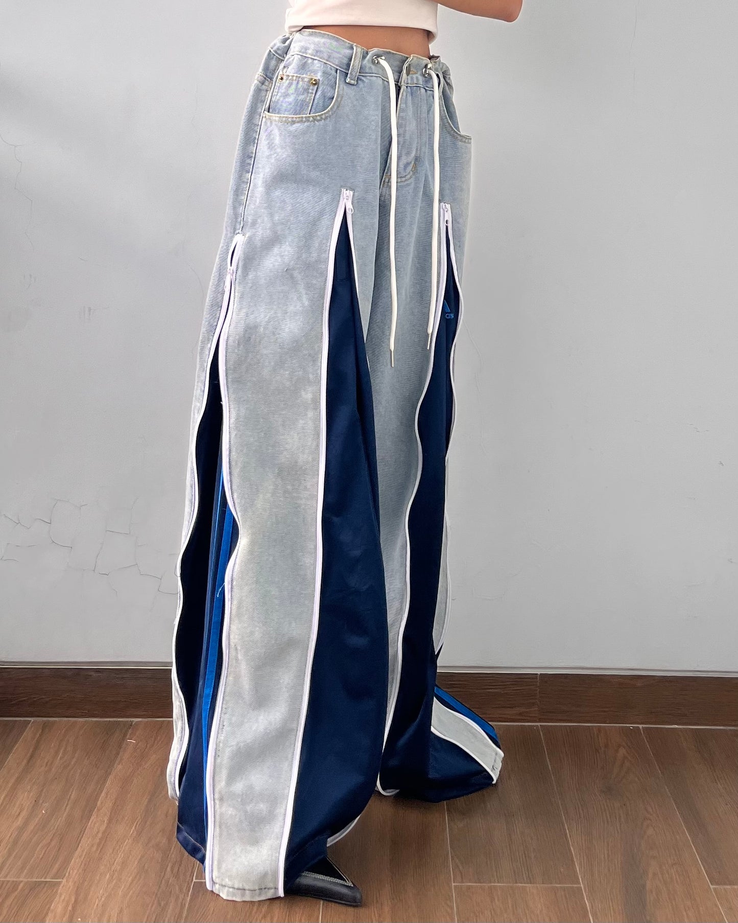 [BIG SIZE] Zipper Pants 021