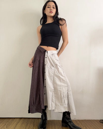 Button-up Maxi Skirt 073