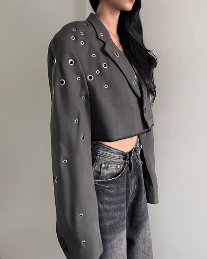 Eyelet Blazer 006