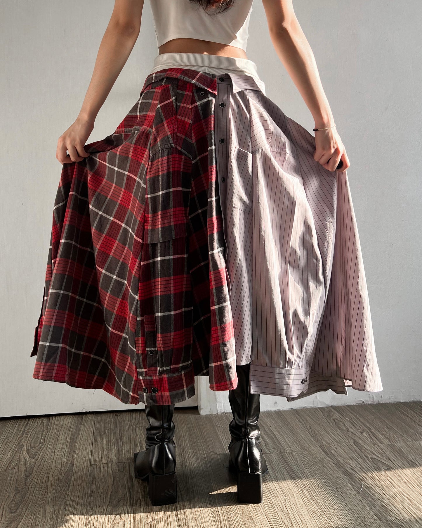 Button-up Maxi Skirt 030