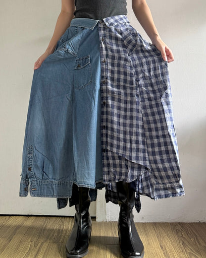 Button-up Maxi Skirt 083
