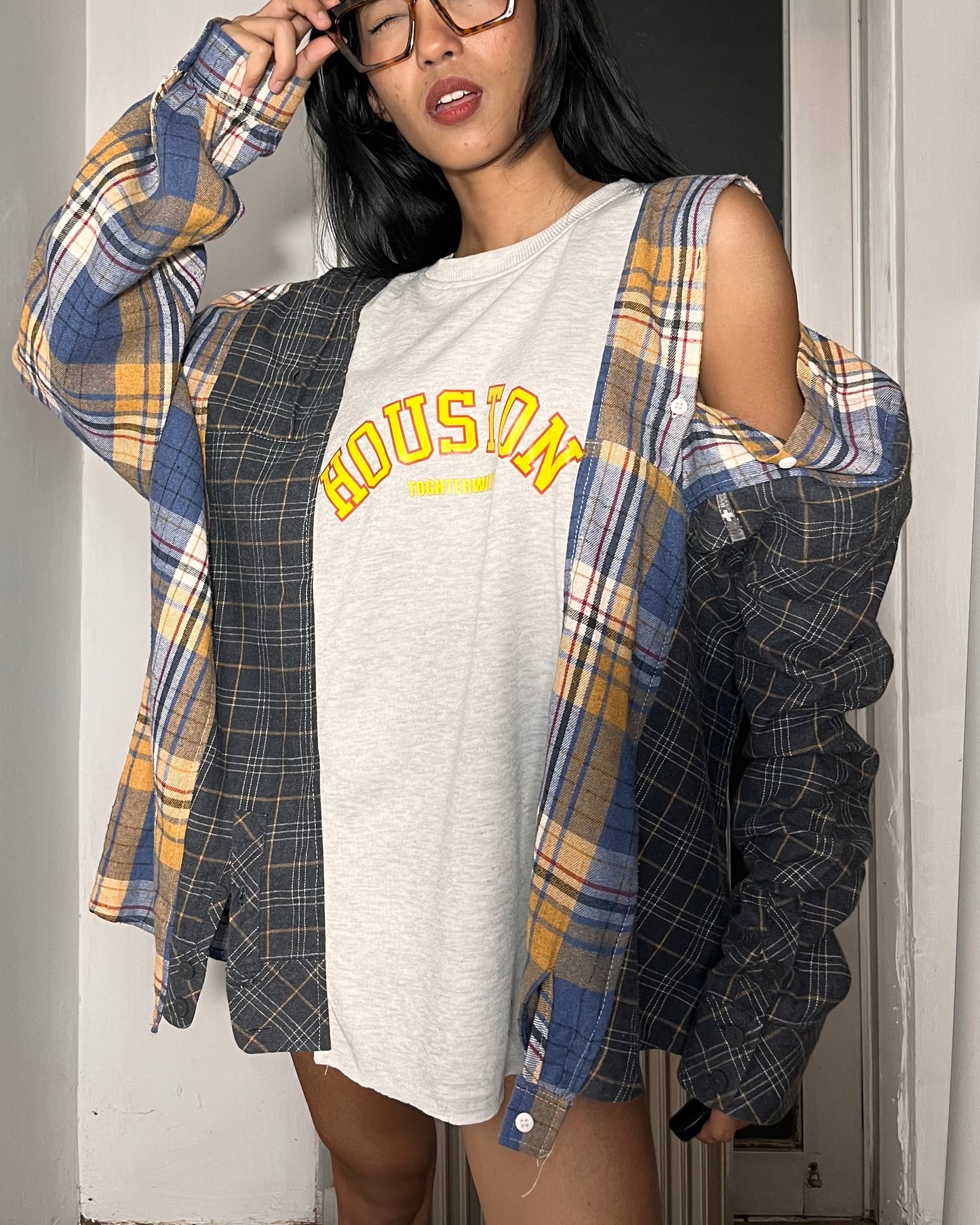 Deconstructed Flannel Shirt 010