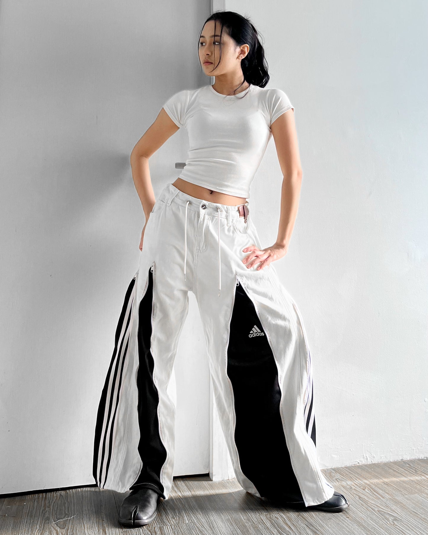 [BIG SIZE] Zipper Pants 0177