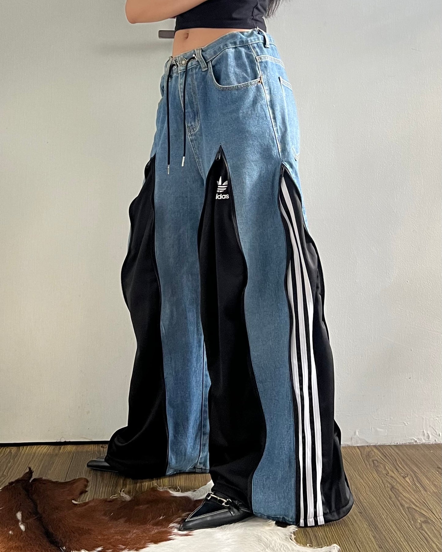[BIG SIZE] Zipper Pants 0152