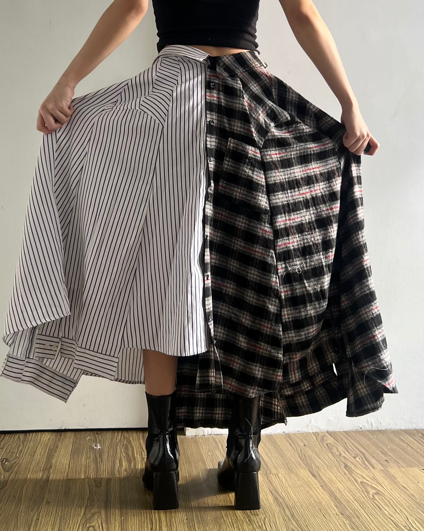 Button-up Maxi Skirt 026
