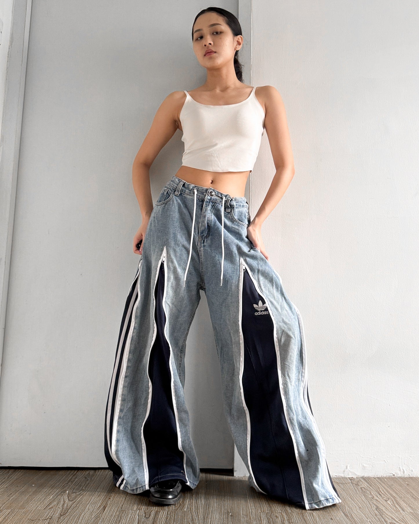 [BIG SIZE] Zipper Pants 0253