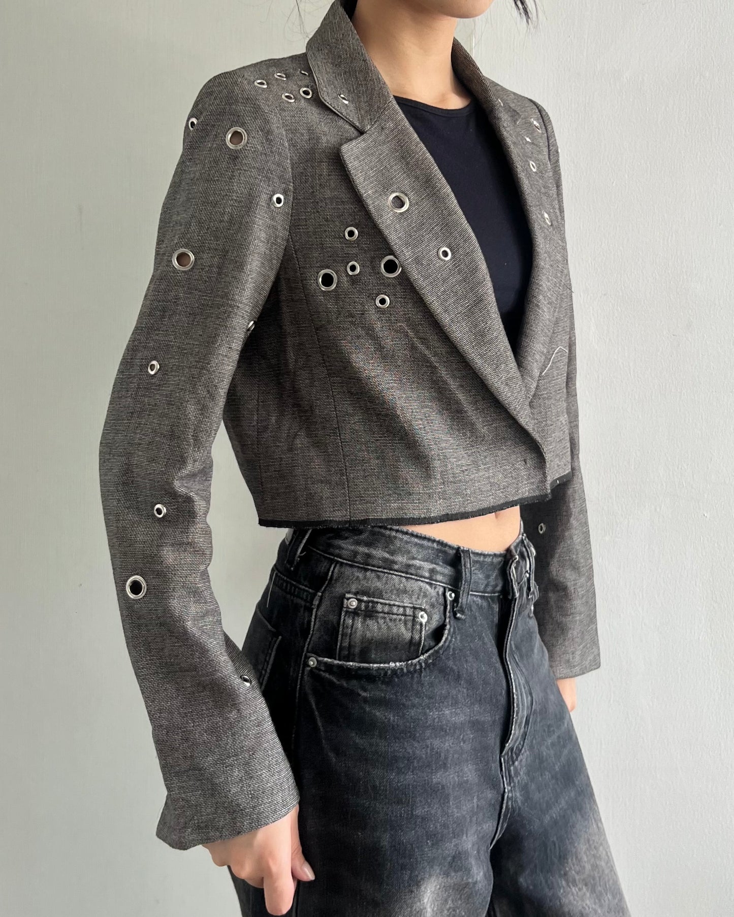 Eyelet Blazer 030