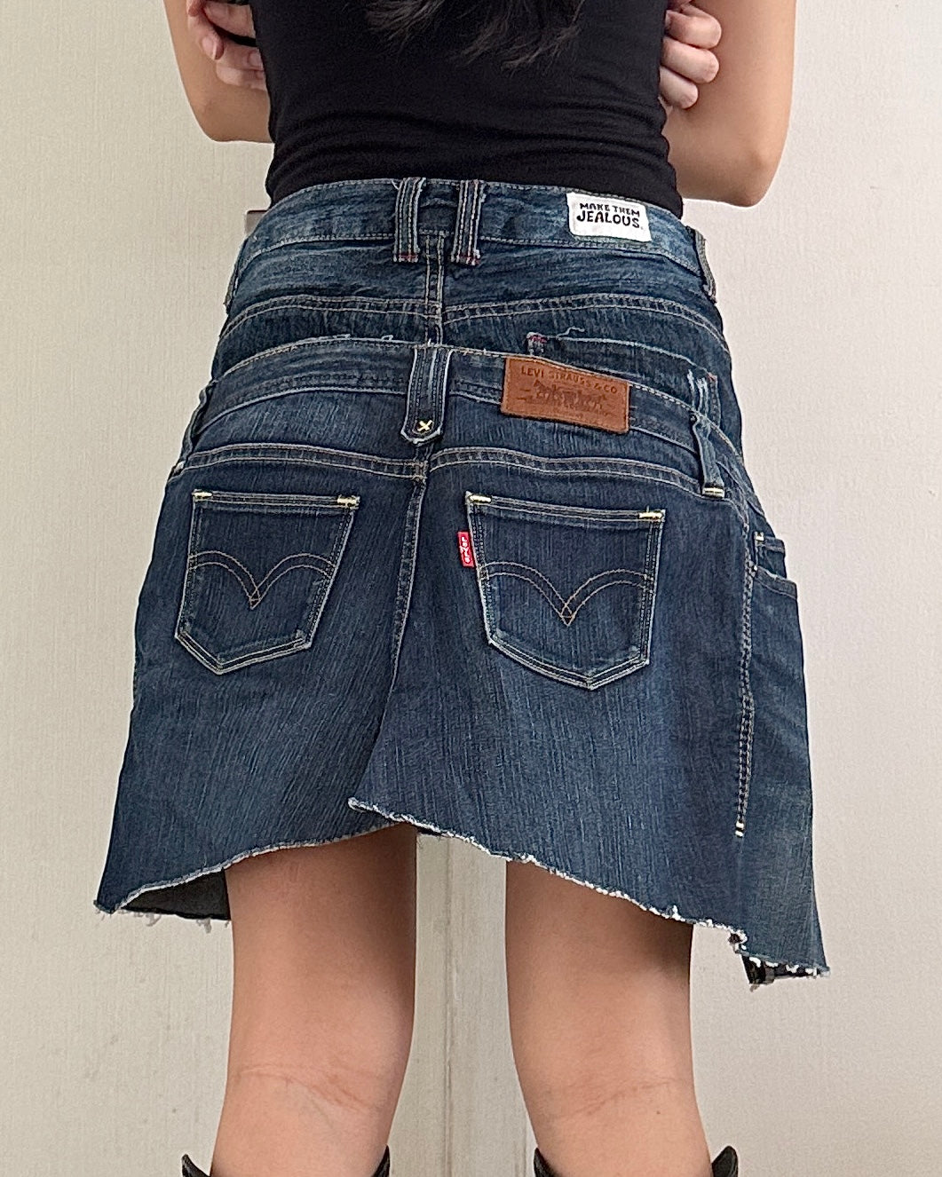 Doubled Mini Skirt 003