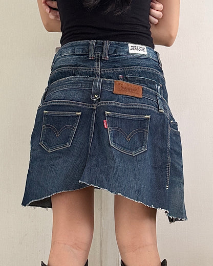 Doubled Mini Skirt 003