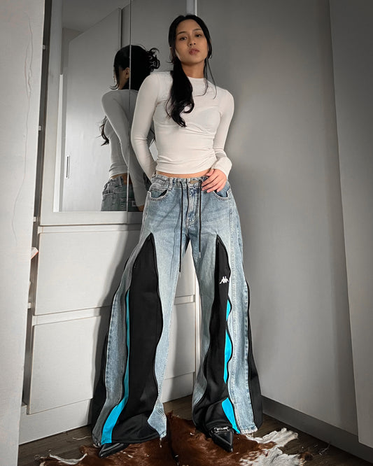 [BIG SIZE] Zipper Pants 069