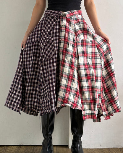 Button-Up Maxi Skirt 056