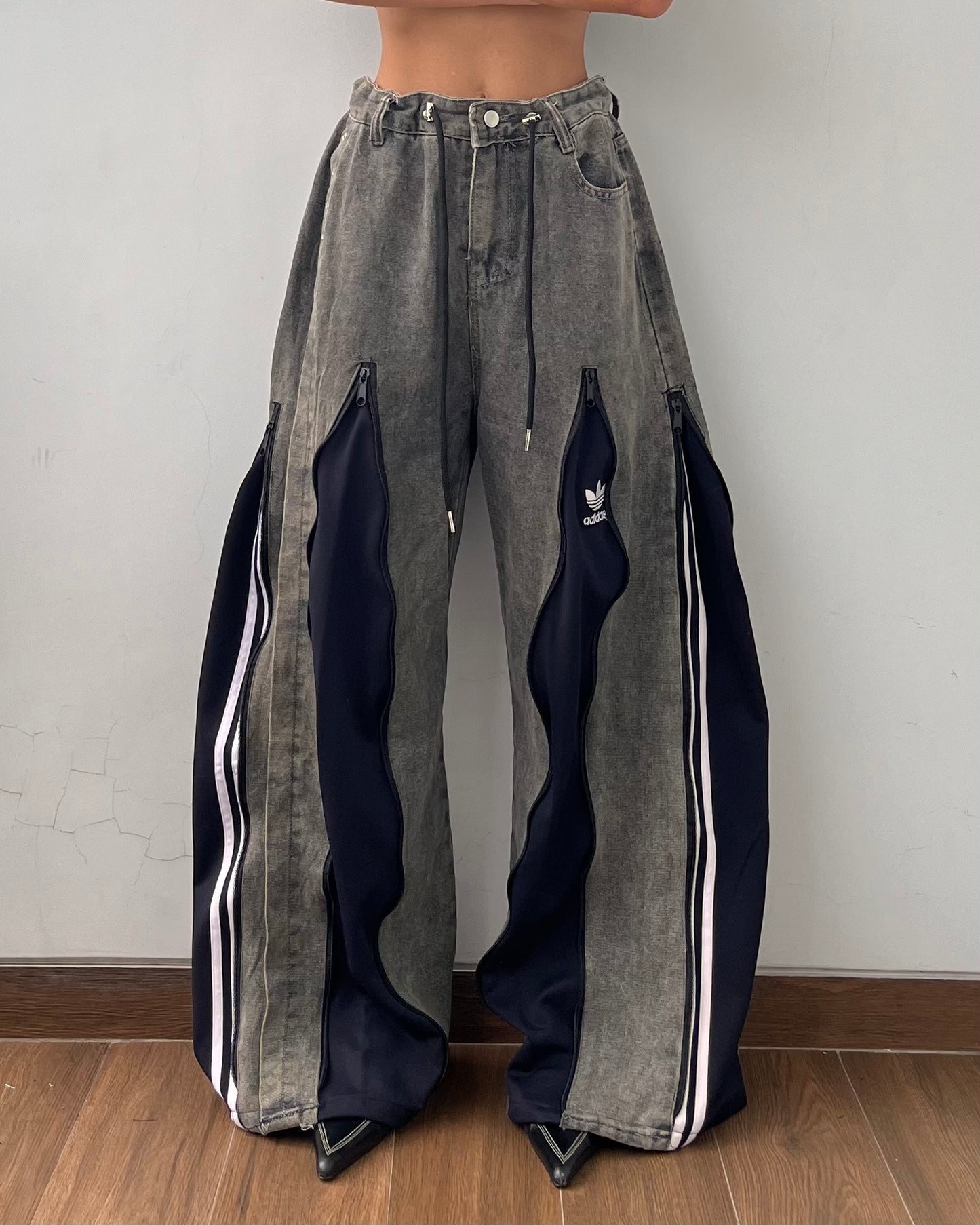 [BIG SIZE] Zipper Pants 011
