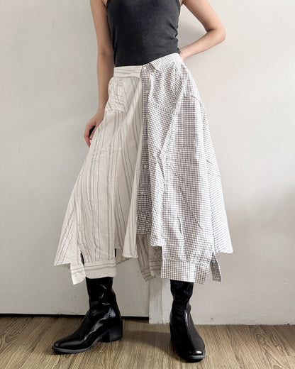 Button-up Maxi Skirt 076