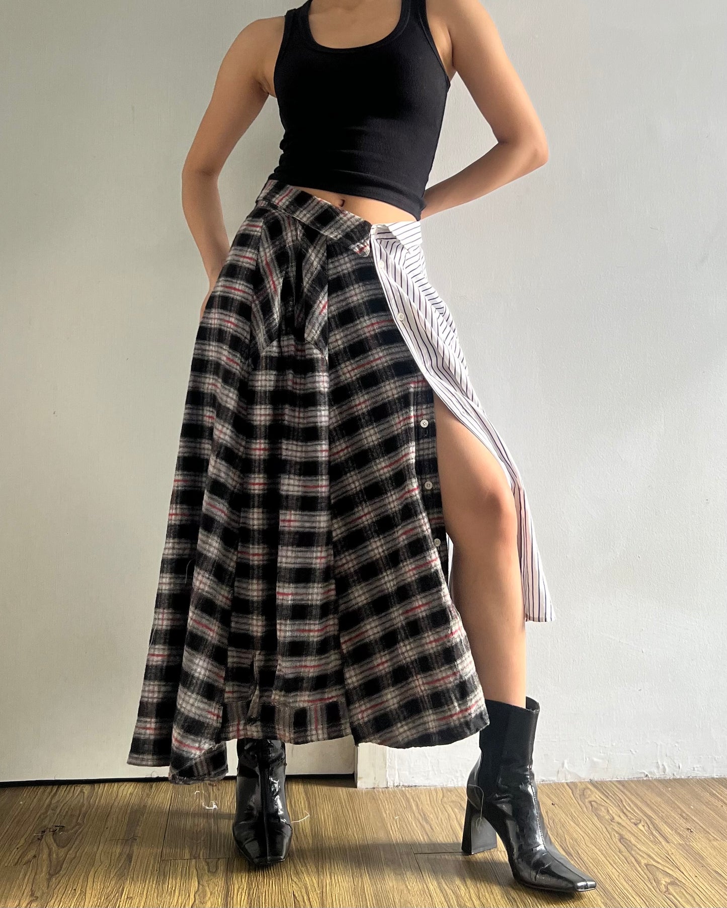 Button-up Maxi Skirt 026