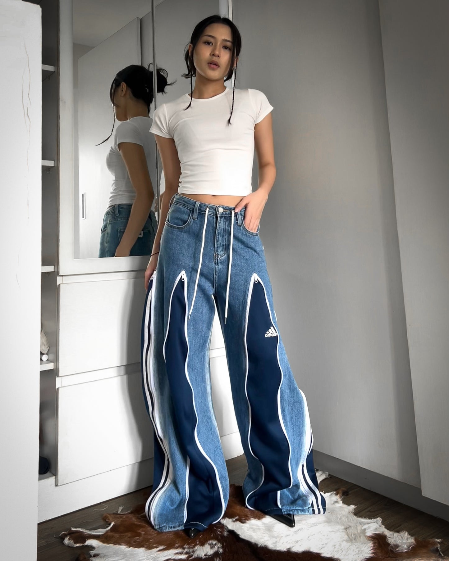 Zipper Pants 052