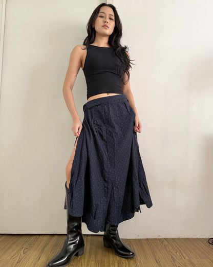 Button-up Maxi Skirt 074