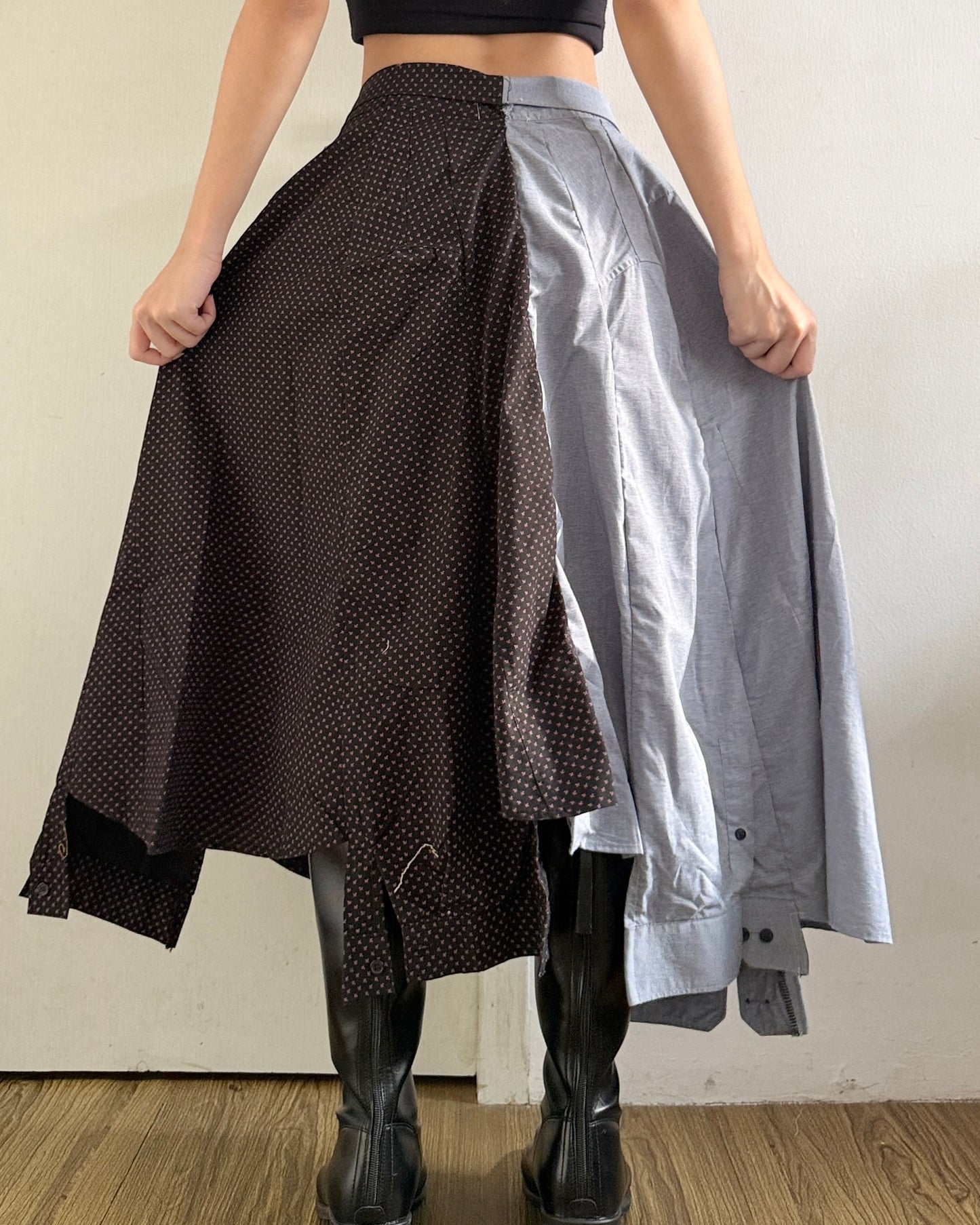 Button-up Maxi Skirt 071