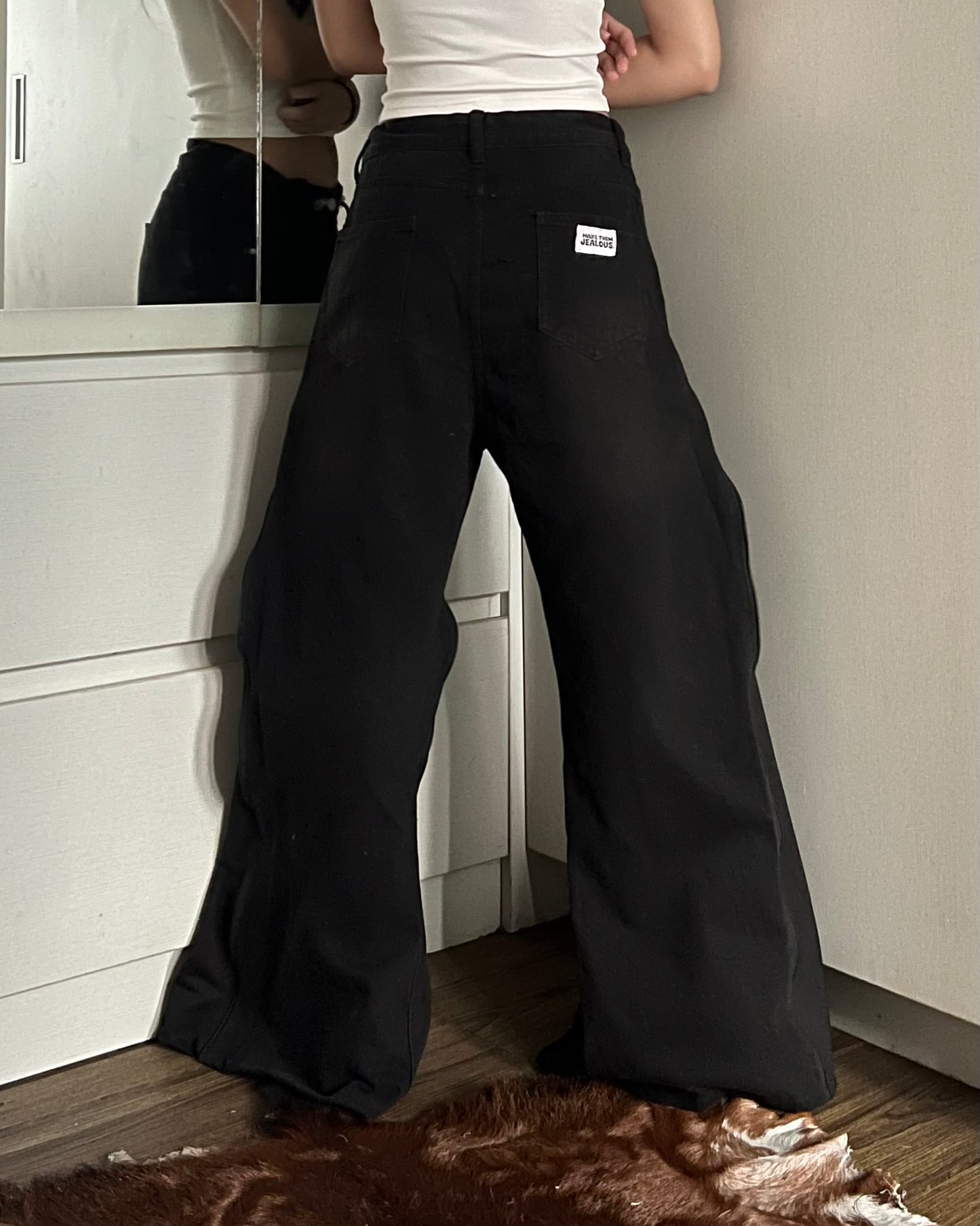 [BIG SIZE] Zipper Pants 087