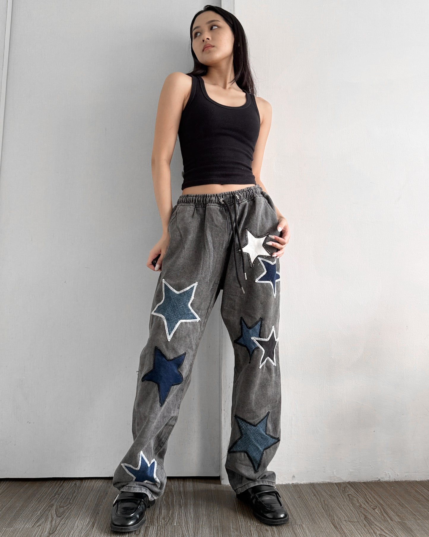 Star Patch Pants 002