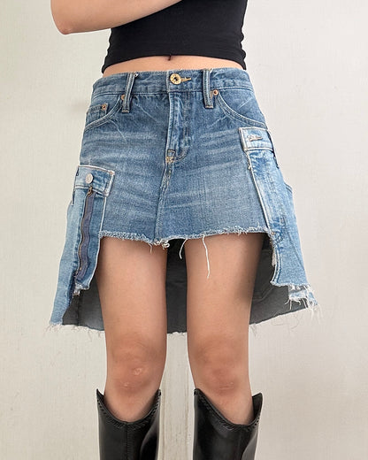 Doubled Mini Skirt 004