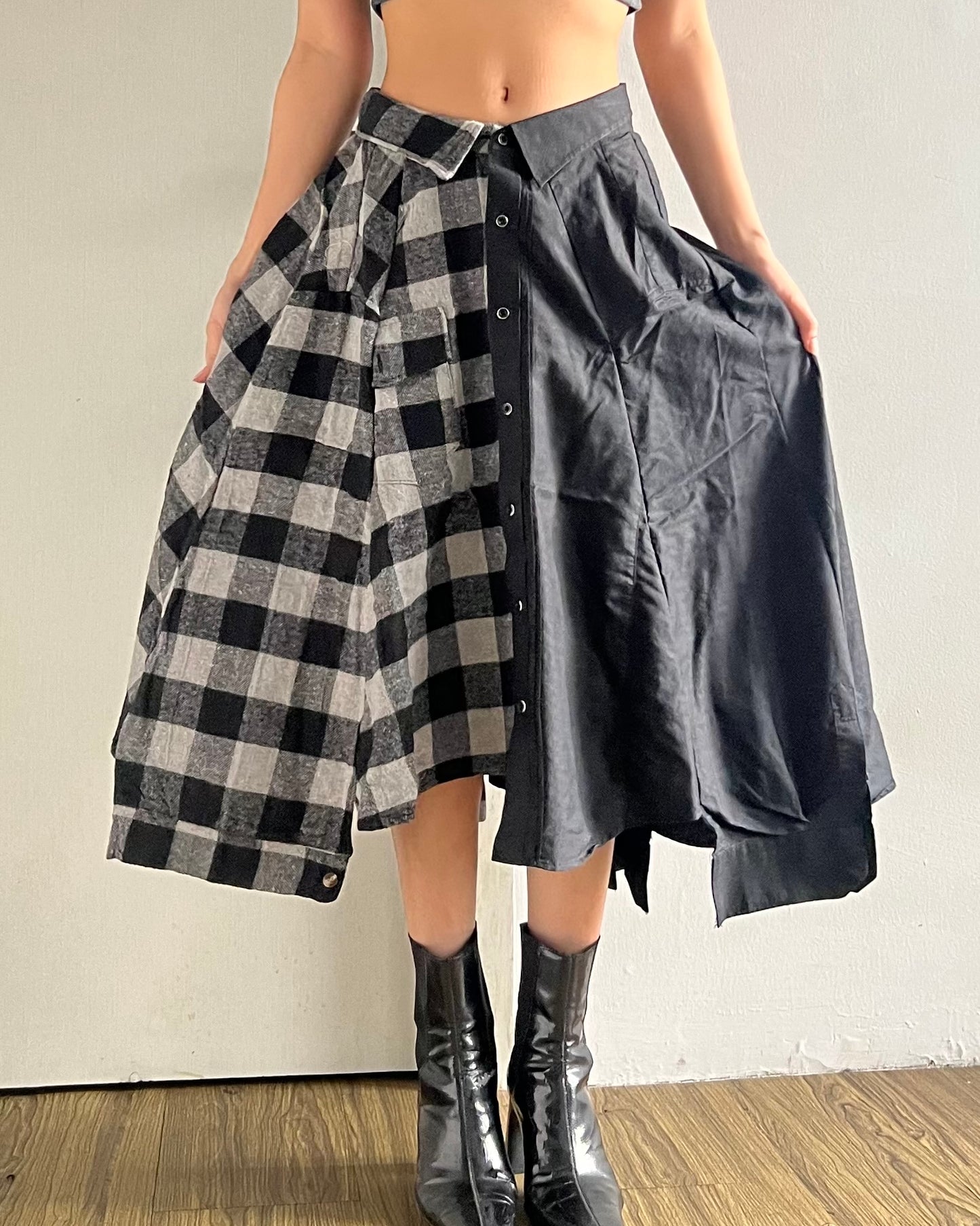 Button-up Maxi Skirt 039