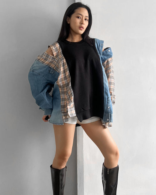 Flannel Sweater 075