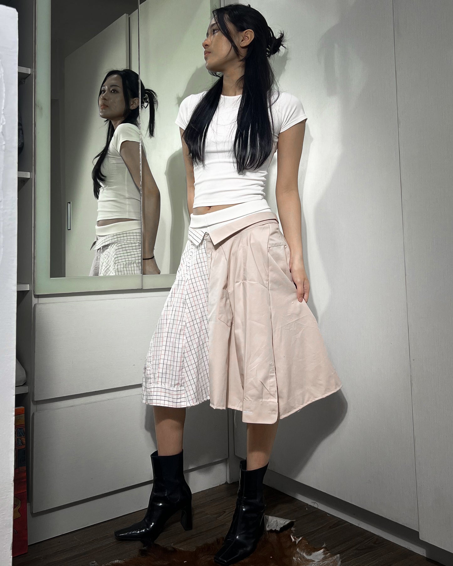 Button-up Skirt 004