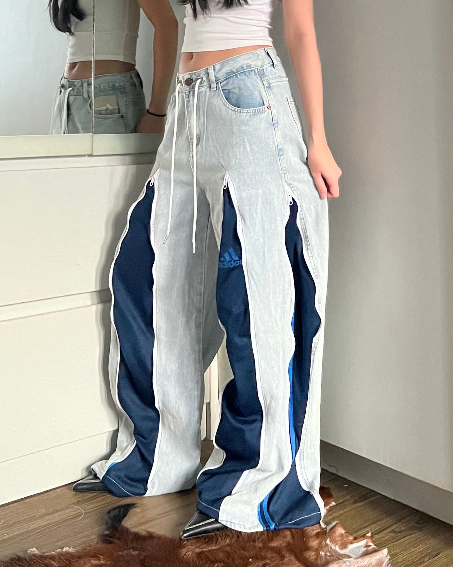 Zipper Pants 092