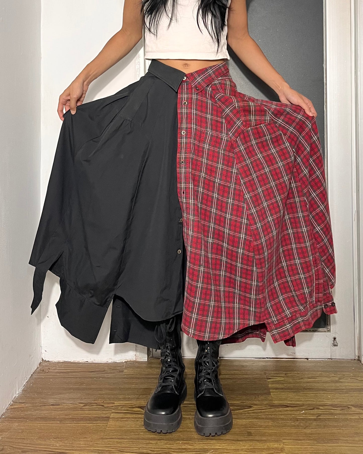 Button-up Maxi Skirt 006