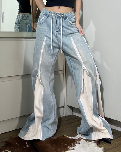 [BIG SIZE] Zipper Pants 0137