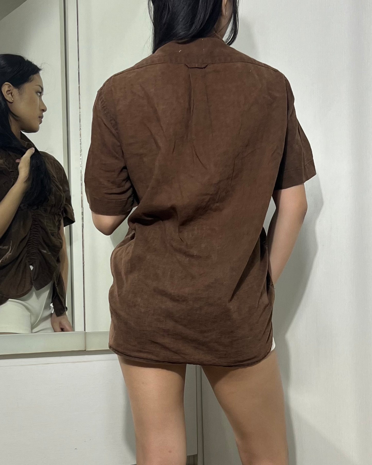 Ruched Shirt 001