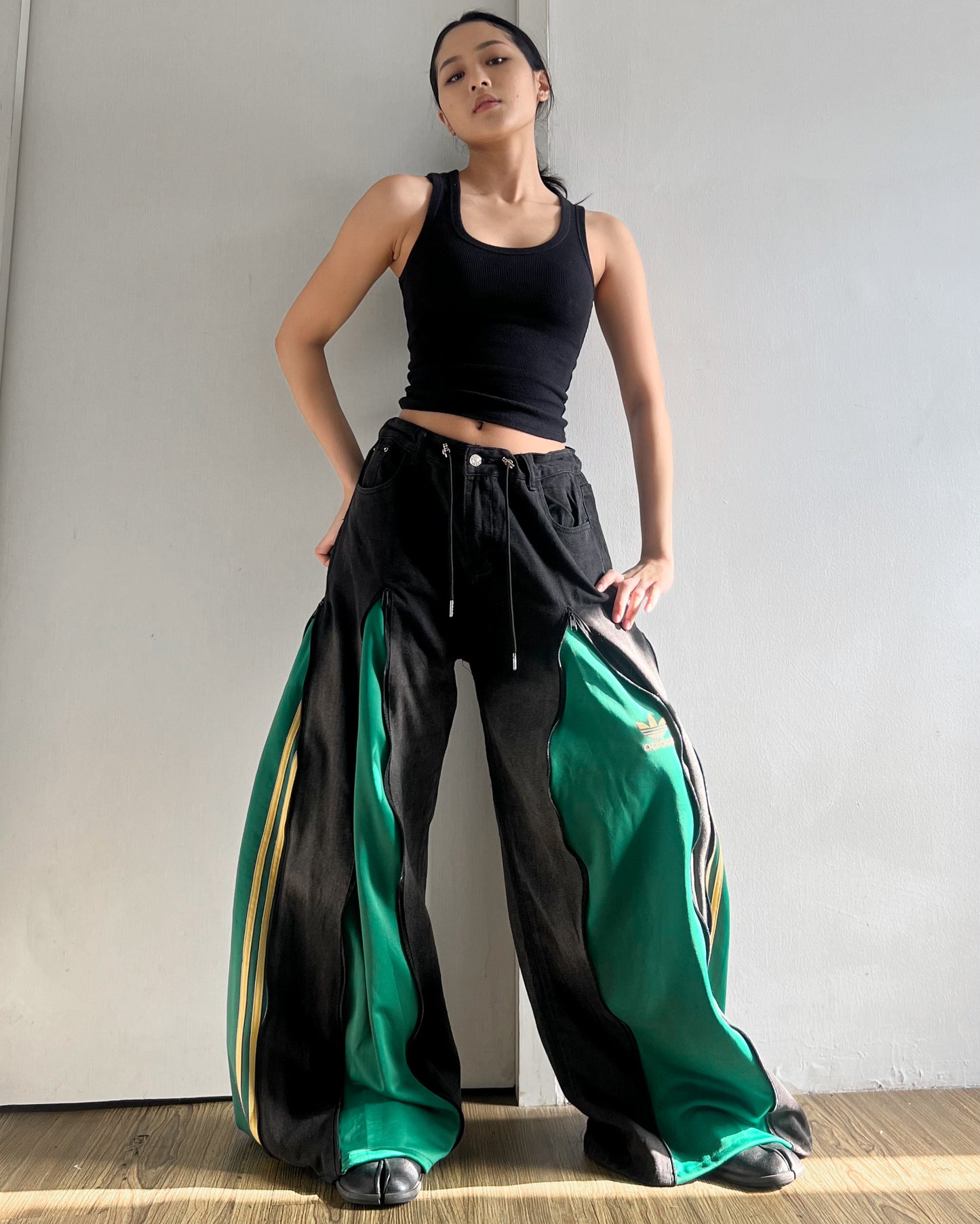 [BIG SIZE] Zipper Pants 0200