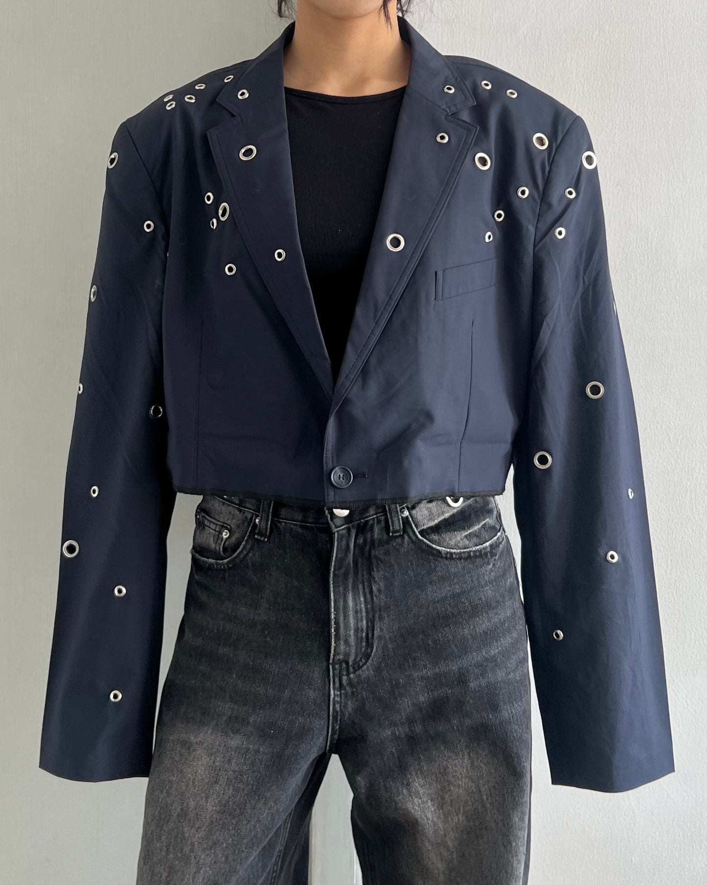 Eyelet Blazer 025