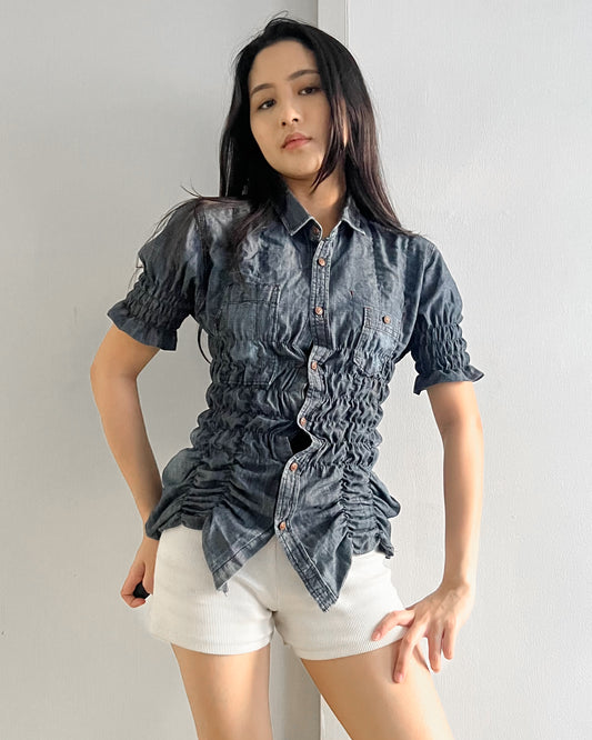 Ruched Shirt 013