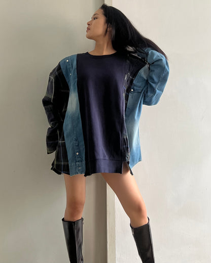 Flannel Sweater 076