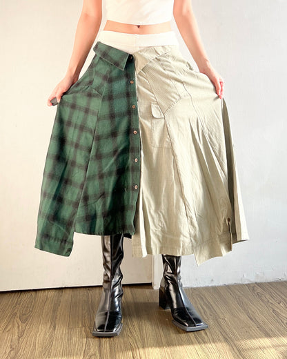Button-up Maxi Skirt 033