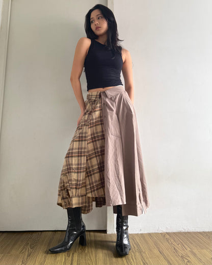 Button-up Maxi Skirt 046