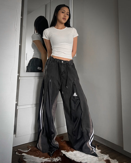 [BIG SIZE] Zipper Pants 056