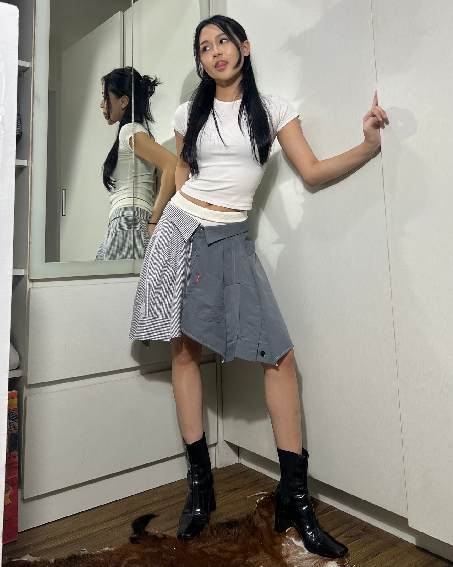 Button-up Skirt 003