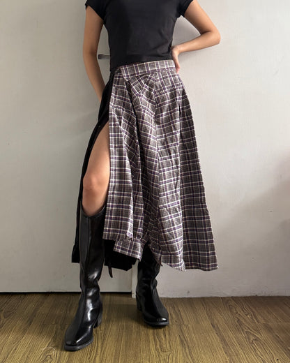 Button-up Maxi Skirt 070