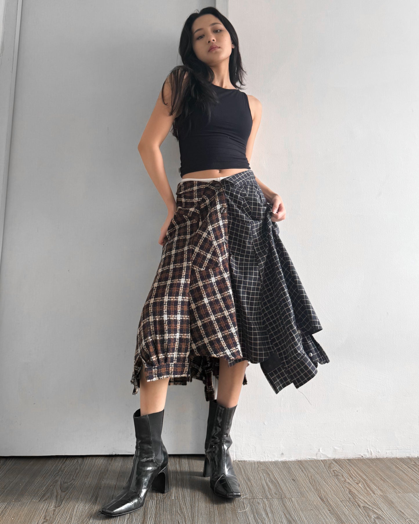 Button-up Maxi Skirt 049