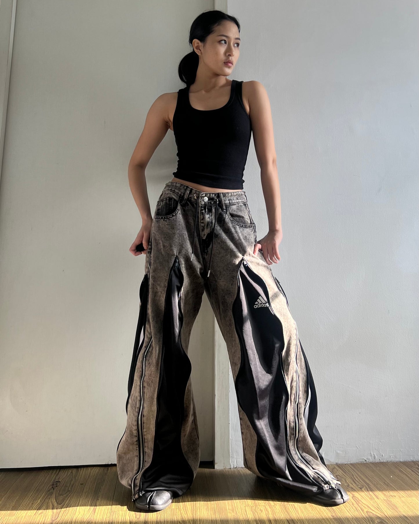 [BIG SIZE] Zipper Pants 0194