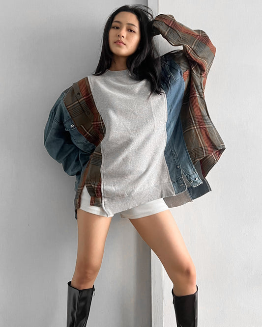 Flannel Sweater 073