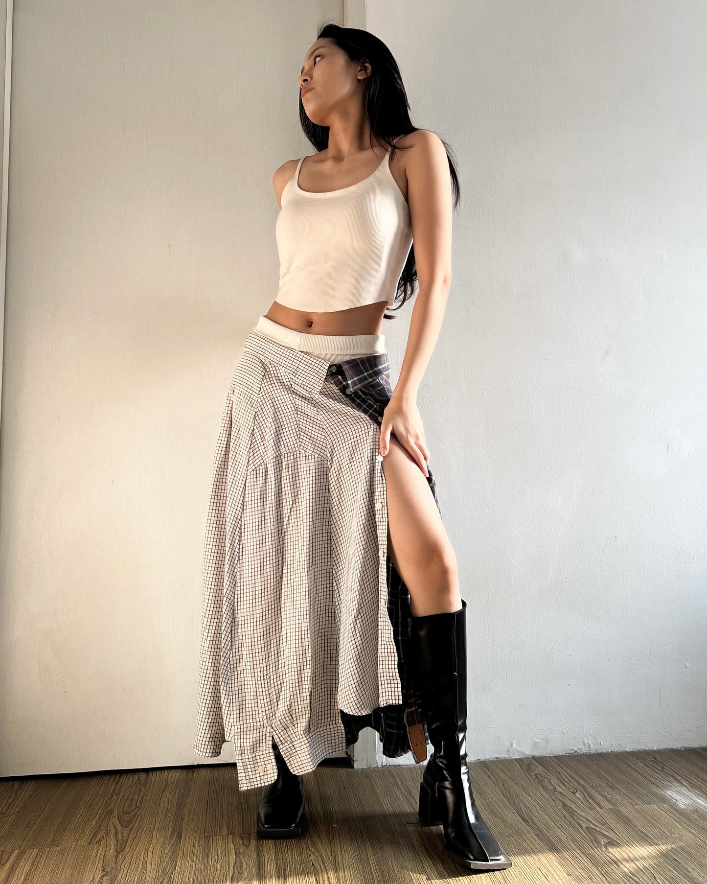 Button-up Maxi Skirt 031